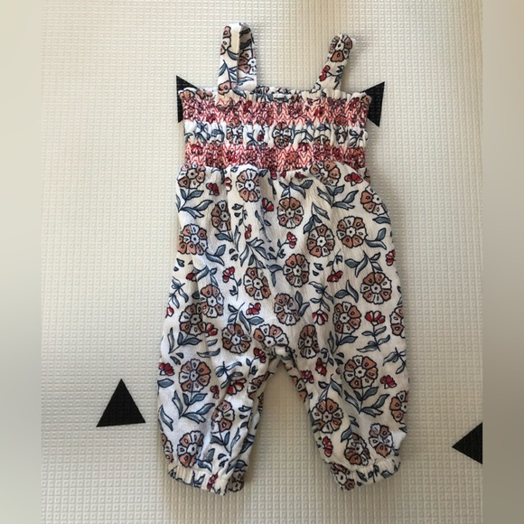 Carter’s|Baby girl boho mixed pattern floral sleeveless bubble jumpsuit•••CUTE - Picture 3 of 4